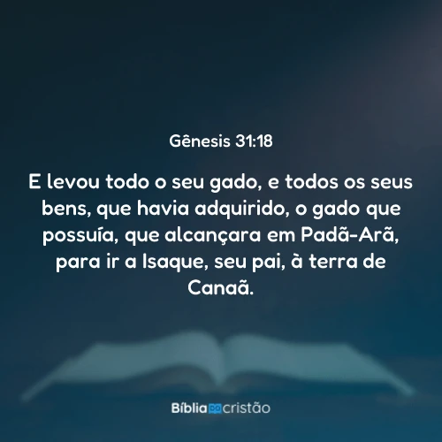 Gênesis 31:18