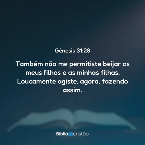 Gênesis 31:28