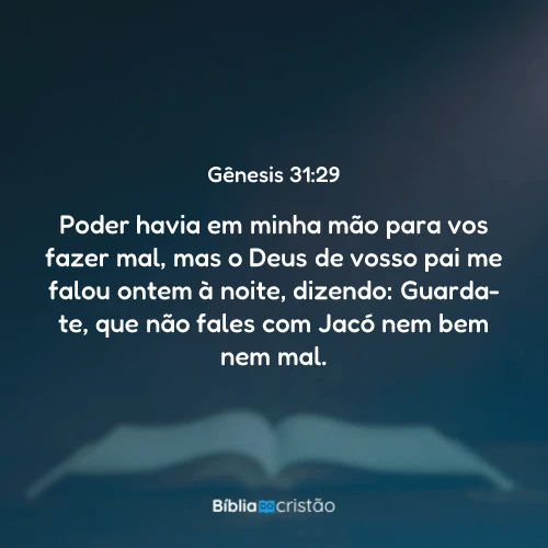 Gênesis 31:29