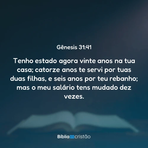 Gênesis 31:41