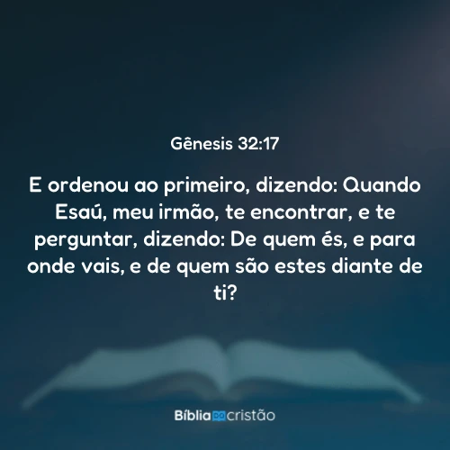 Gênesis 32:17