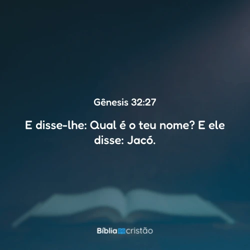 Gênesis 32:27