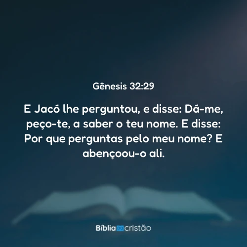 Gênesis 32:29