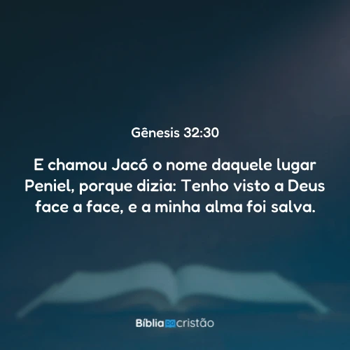 Gênesis 32:30