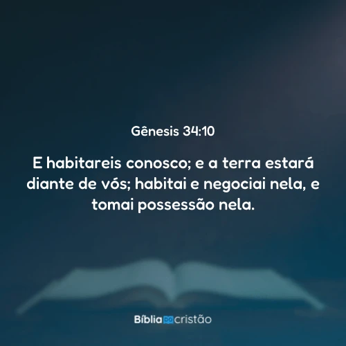 Gênesis 34:10