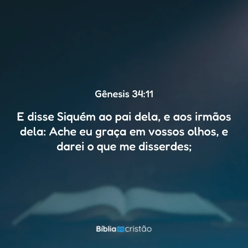 Gênesis 34:11