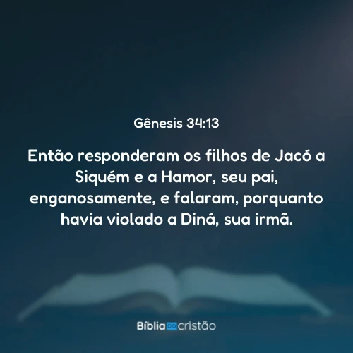 Gênesis 34:13