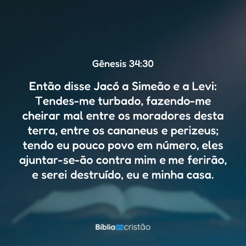Gênesis 34:30