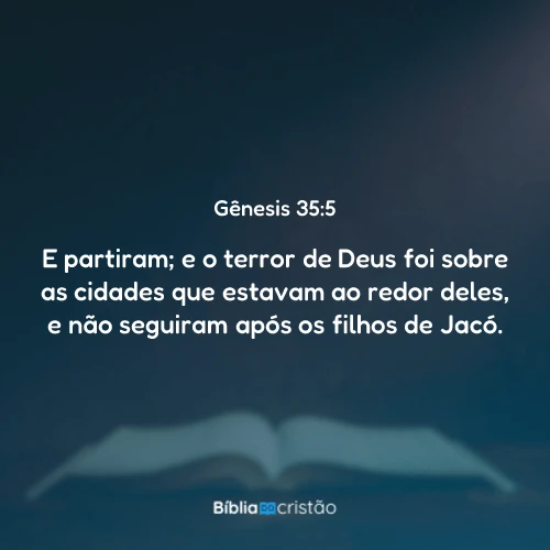 Gênesis 35:5