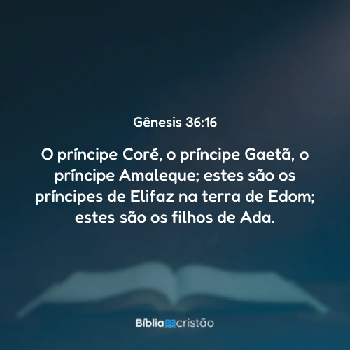 Gênesis 36:16