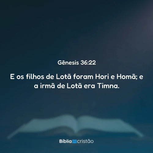 Gênesis 36:22