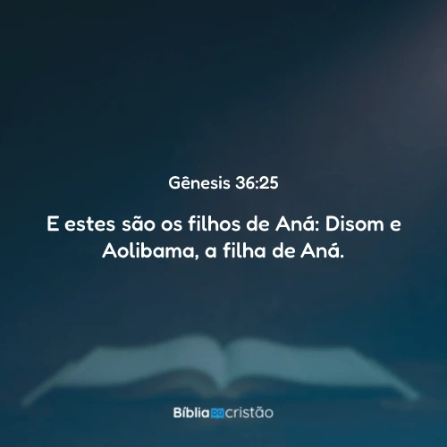 Gênesis 36:25