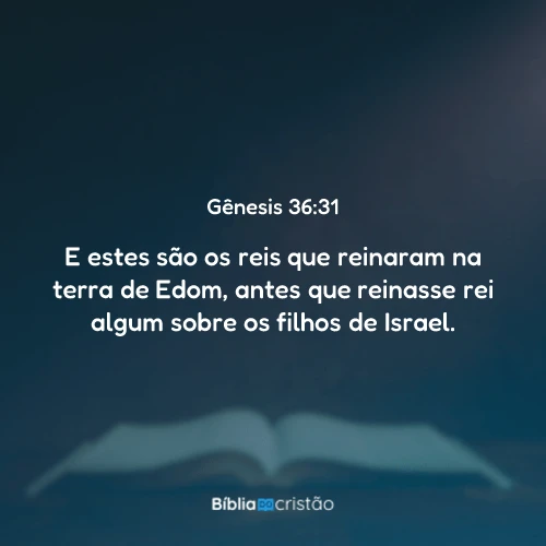 Gênesis 36:31