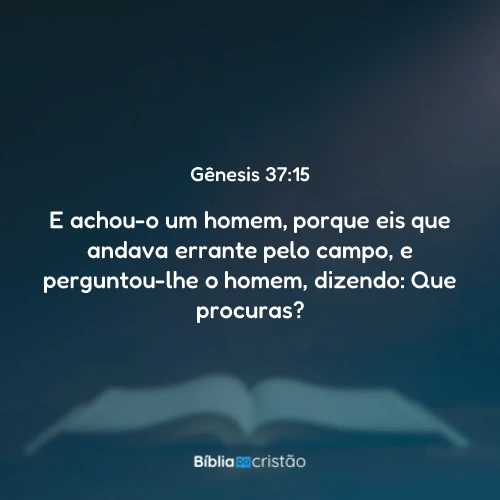 Gênesis 37:15