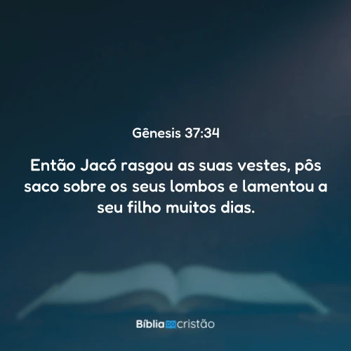 Gênesis 37:34