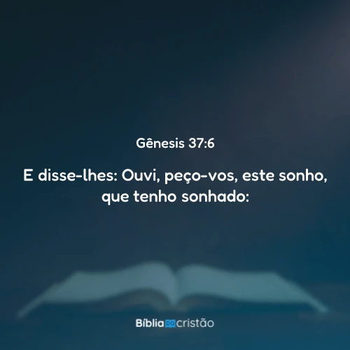Gênesis 37:6