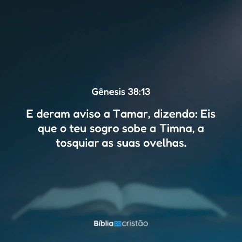 Gênesis 38:13
