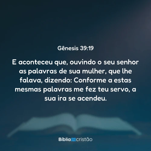 Gênesis 39:19