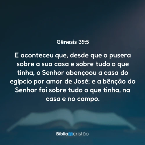 Gênesis 39:5