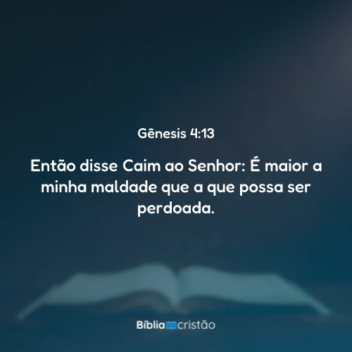 Gênesis 4:13