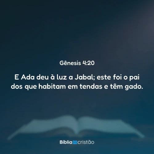 Gênesis 4:20