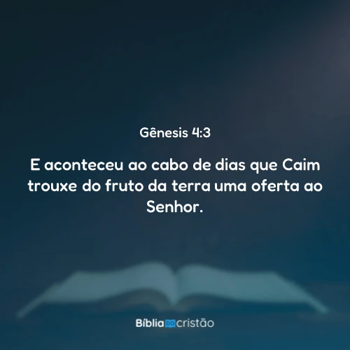 Gênesis 4:3