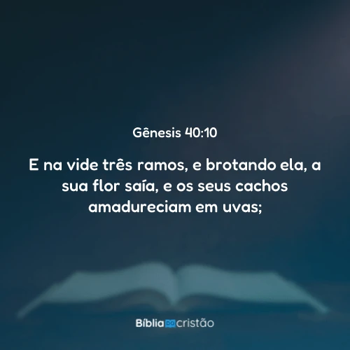 Gênesis 40:10