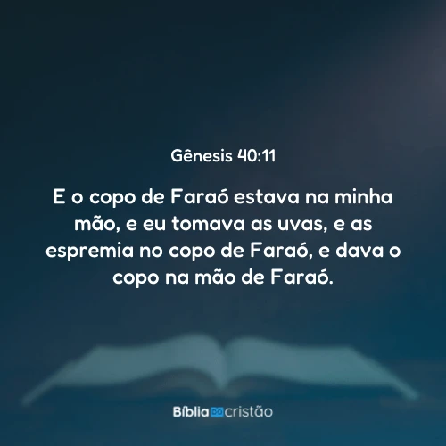 Gênesis 40:11