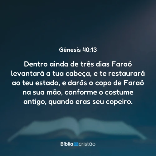 Gênesis 40:13