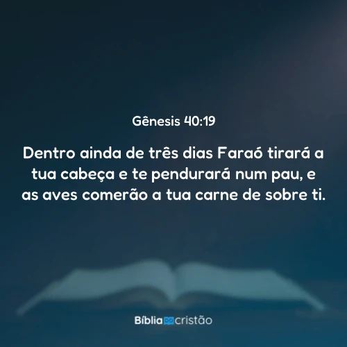 Gênesis 40:19