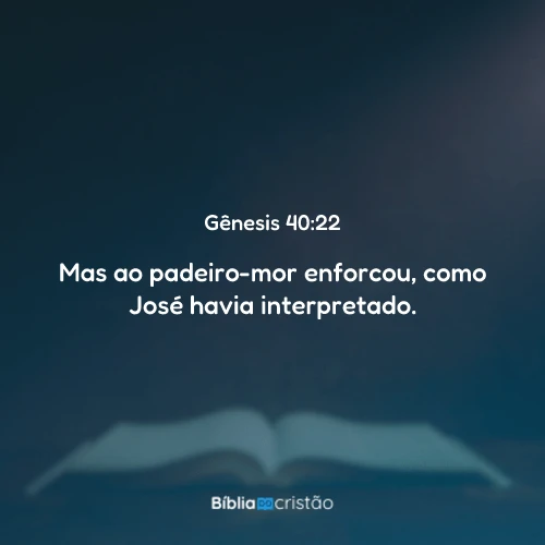Gênesis 40:22