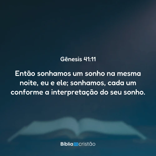 Gênesis 41:11