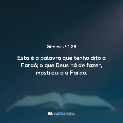 Gênesis 41:28