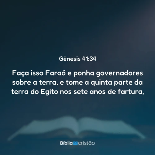 Gênesis 41:34