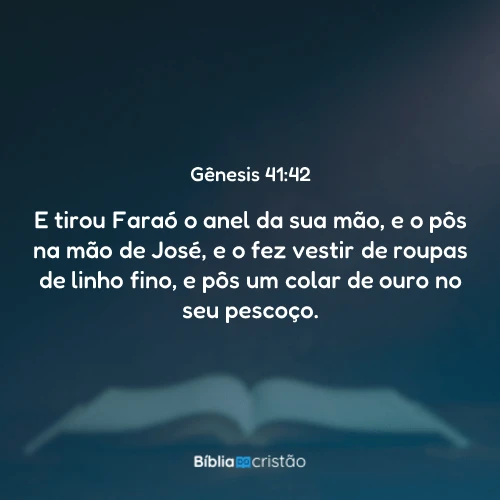 Gênesis 41:42