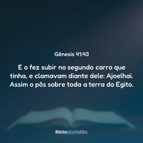 Gênesis 41:43