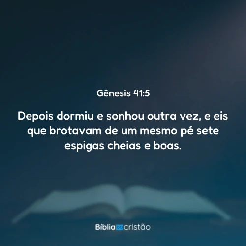 Gênesis 41:5