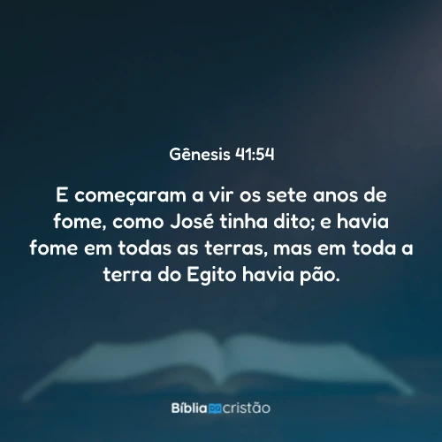 Gênesis 41:54