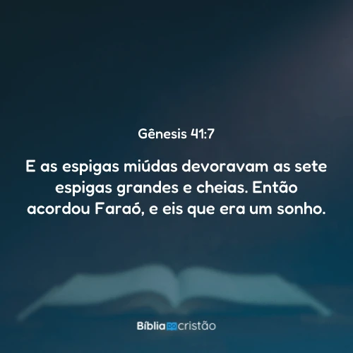 Gênesis 41:7