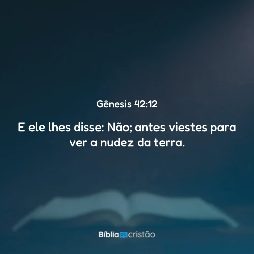 Gênesis 42:12