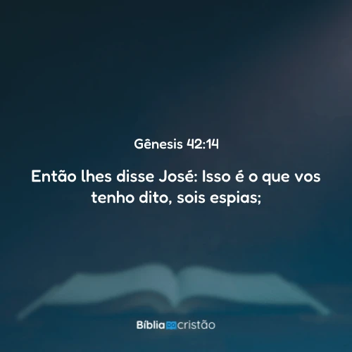 Gênesis 42:14