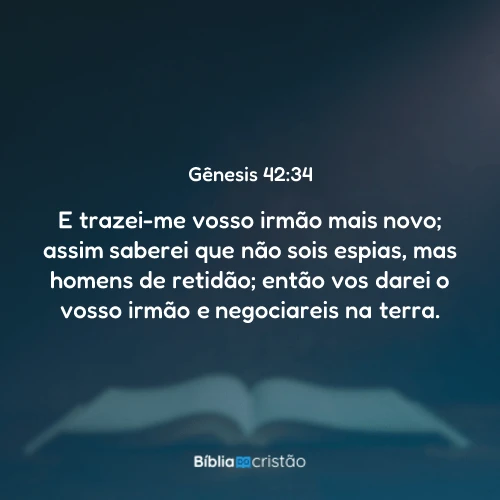 Gênesis 42:34