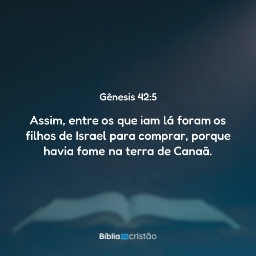 Gênesis 42:5