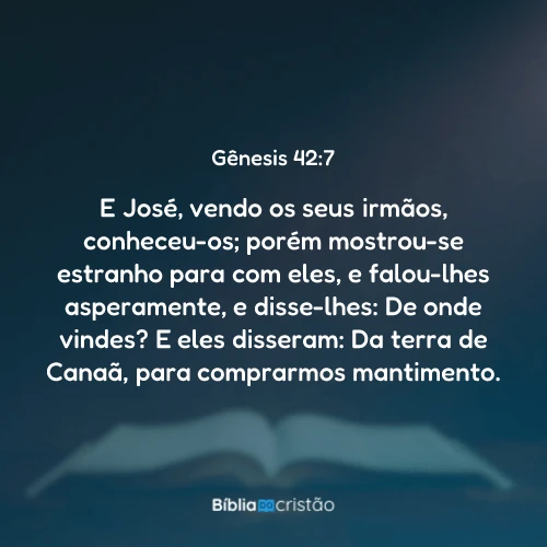 Gênesis 42:7