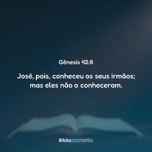Gênesis 42:8