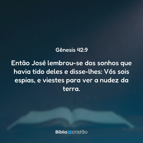 Gênesis 42:9