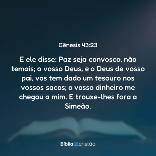 Gênesis 43:23
