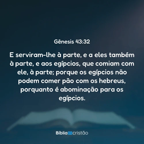 Gênesis 43:32
