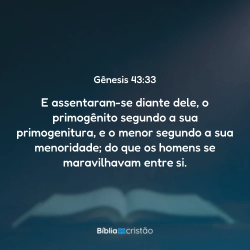 Gênesis 43:33
