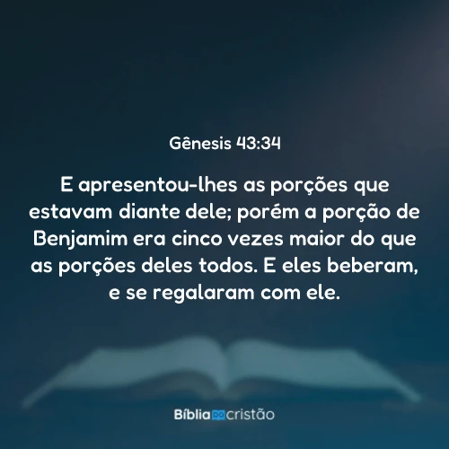 Gênesis 43:34